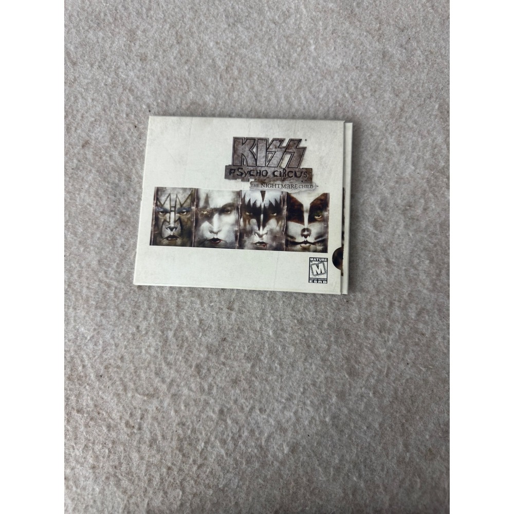 Kiss Psycho Circus The Nightmare Child PC Game 2 Disc Set 2000 Vintage CD-ROM